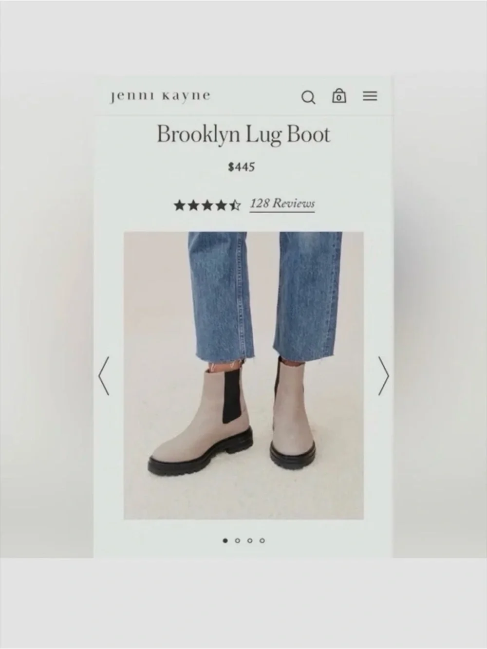 Jenni Kayne Brooklyn Lug-Sole Olive Green Chelsea Ankle Boots Booties